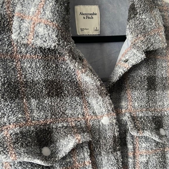 Abercrombie & Fitch Sherpa Shirt Jacket - Picture 2 of 4